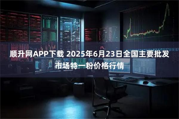 顺升网APP下载 2025年6月23日全国主要批发市场特一粉价格行情